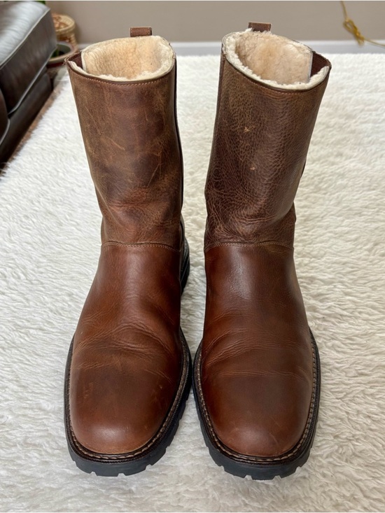 Cole Haan Brown Leather Shearling Boots size 12 M main image 13